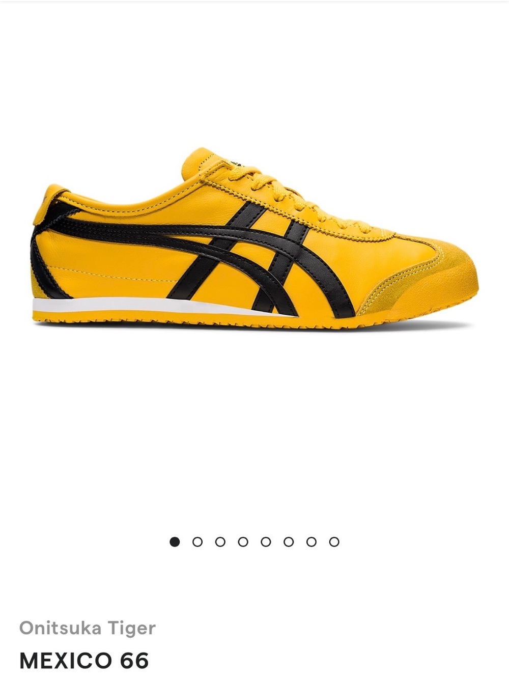 Onitsuka Tiger by Asics Mexico 66 Men's Yellow and Black Sneakers